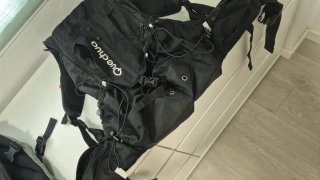 Mochila Montaña Quechua Negra
