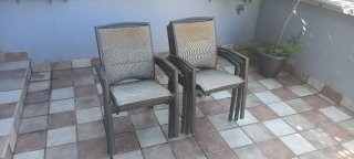 Mesa de terraza con 6 sillas