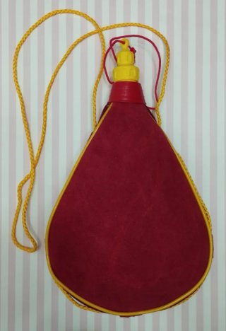 NOVEDAD! BOTA AUTÉNTICA PIEL ROJA ESPAÑA TORO 1L.