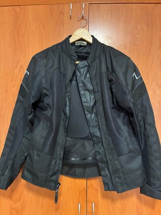Chaqueta de Moto Negra