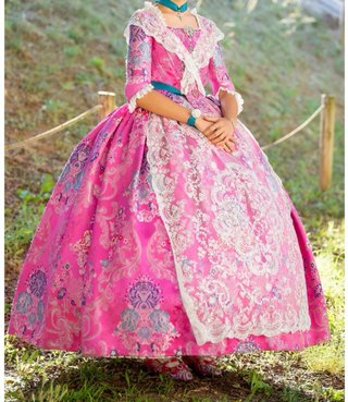 Traje de Fallera Rosa