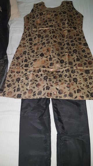 Traje Indú de Gala 3 Piezas T/S-M