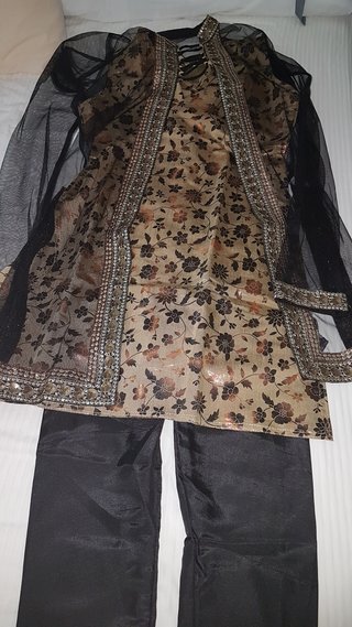 Traje Indú de Gala 3 Piezas T/S-M