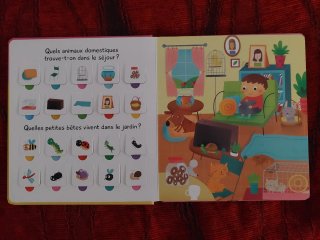 Libro infantil francés Les animaux - 100 rabats