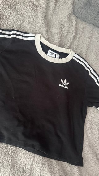 Camiseta Adidas Negra Mujer Talla S