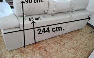 Sofá Cheslong beige