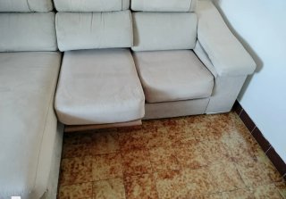 Sofá Cheslong beige