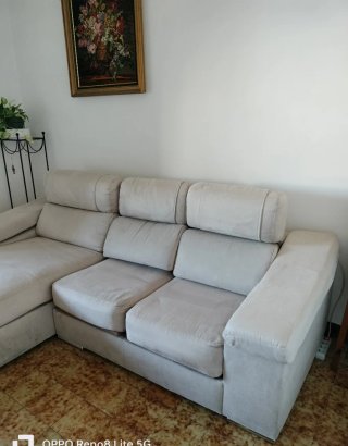Sofá Cheslong beige
