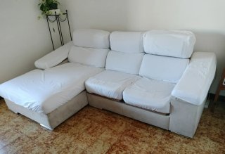 Sofá Cheslong beige