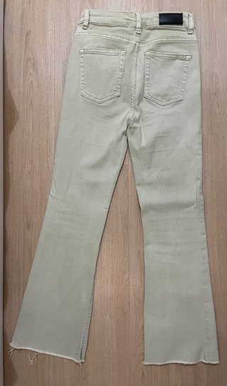 Pantalones Campana Verdes Bershka