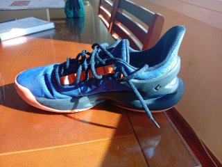 Nike Zapatillas de basket Azul y Naranja