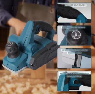 Cepilladora Eléctrica Madera 900W