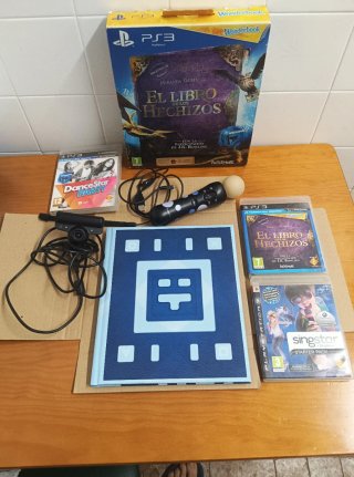 PACK WONDERBOOK PS3 CON 2 JUEGOS, MANDO MOVE,CAMAR
