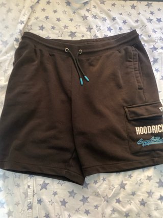 Pantalón corto Hoodrich negro y azul