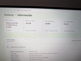 Dell Optiplex 3090 i5-10500 16GB DDR4 512 GB SSD