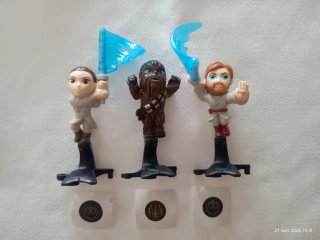 3 Figuras Star Wars Kinder