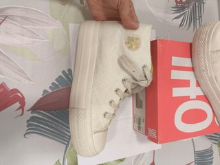 Zapatillas altas Oh! Girl talla 36 con purpurina