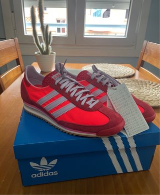 Zapatillas Adidas SL 72 OG W Rojas y Naranja