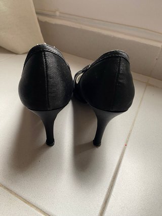 Zapatos de tacón negros mujer DIEZ