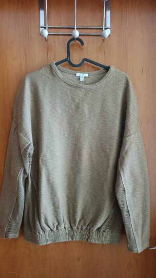 Sudadera Zara Beige Talla M