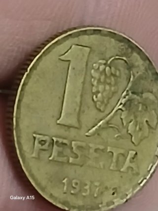 Moneda 1 Peseta 1937
