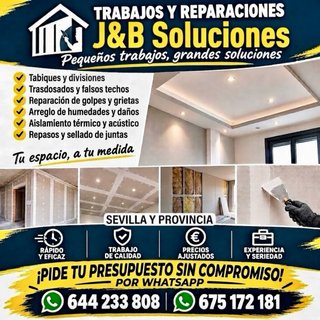J&B Soluciones - Trabajos y reparaciones de pladur