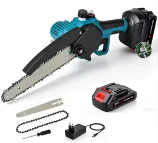 Motosierra Batería Recargable 8 Pulgadas