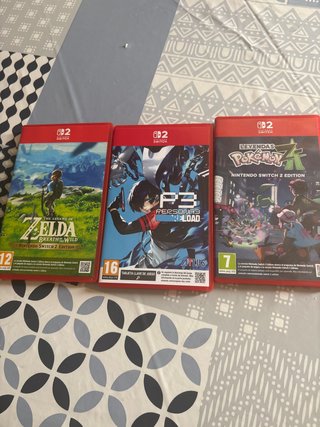 Lote 3 Videojuegos Nintendo Switch 2 Nuevos