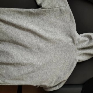Sudadera NASA Gris con Capucha y Cremallera