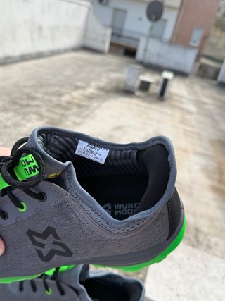 Scarpe antinfortunistiche Wurth Modyf grigie/verdi