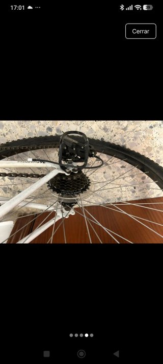Bicicleta Juvenil Btwin Blanca Talla M