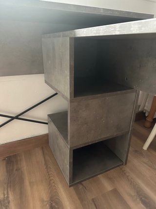 Conjunto Escritorio en L Estilo Industrial y Silla