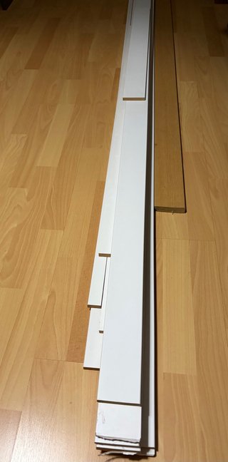 Set de 7 Embellecedores de Puerta Blancos. Nuevos
