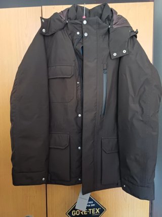 NUEVA CHAQUETA EMILIO TUCCI GORE-TEX MARRÓN TALLA