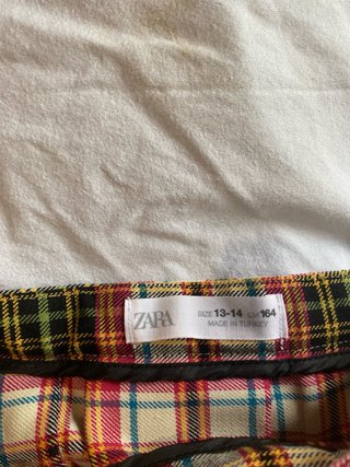 Falda Zara cuadros talla M