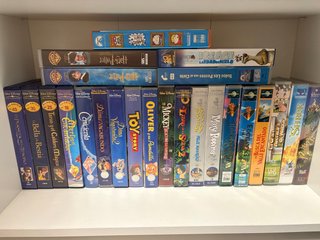 Lote de 23 Películas Infantiles en VHS