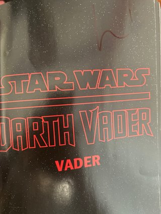 Star Wars: Darth Vader Vol. 1 Vader con Firma