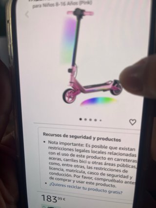 Patinete Infantil con Luces LED