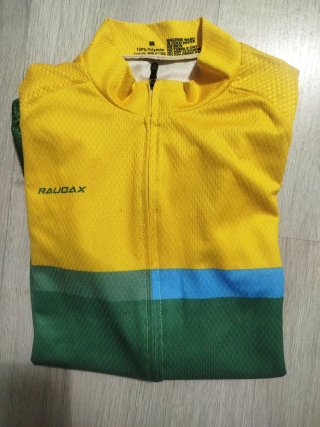 Maillot Ciclismo RAUDAX Amarillo y Verde