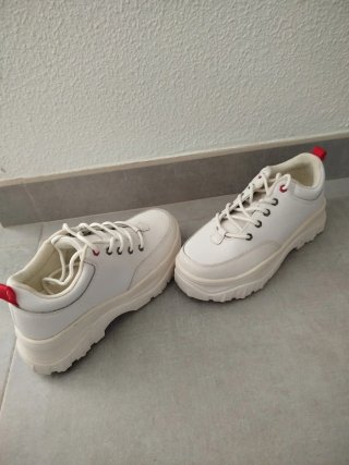 Zapatillas plataforma Yokoo blancas