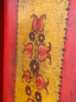 Bandeja de Madera Rectangular Decorada