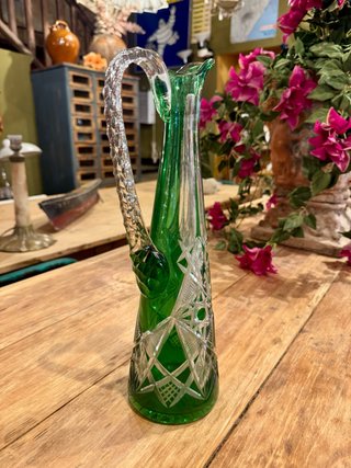 Jarra de Cristal antigua francesa. Baccarat