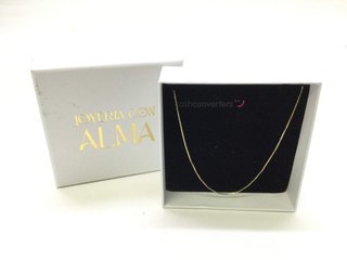 cadena oro 18k 22cm