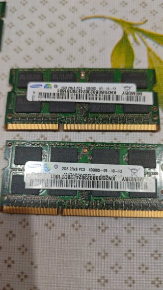 2 Módulos Memoria RAM Samsung 2GB DDR3
