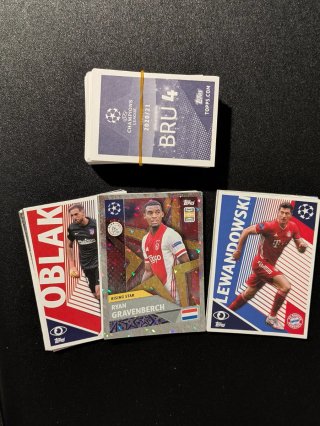 Lote 240 cromos Champions League 2020/21