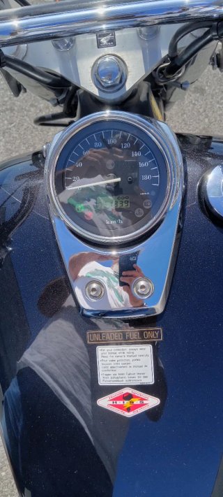 Honda Shadow VT 750cc Negra/gris