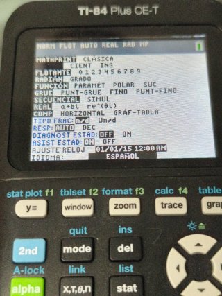 Calculadora Gráfica Texas Instrum TI-84 Plus CE-T