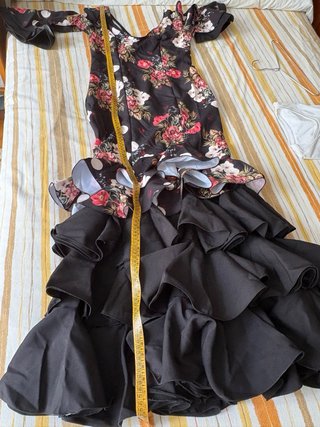 Vestido Flamenca Volantes Lunares