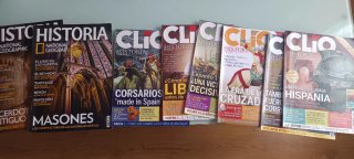 Lote 8 Revistas de Historia, Clio e Historia