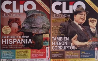 Lote 8 Revistas de Historia, Clio e Historia